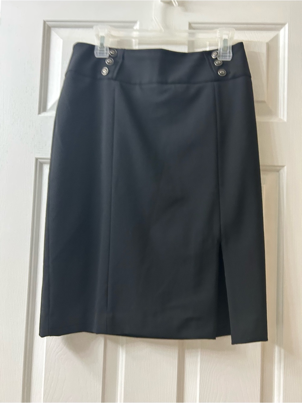 WHBM Classic Black Women's Pencil Skirt - Sleek Professional Style